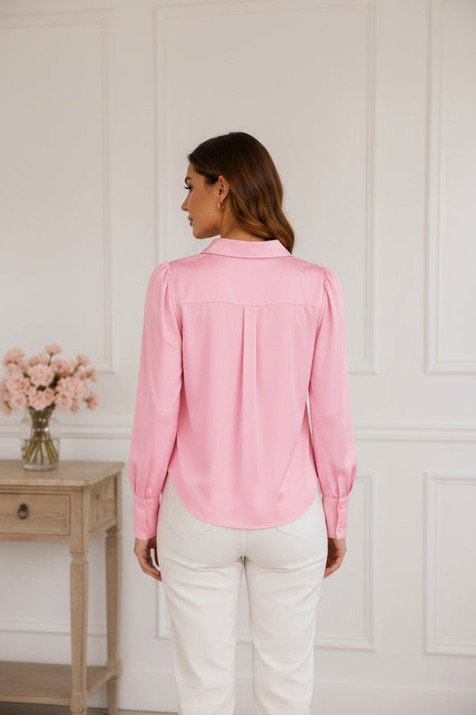 The Anya Satin Blouse