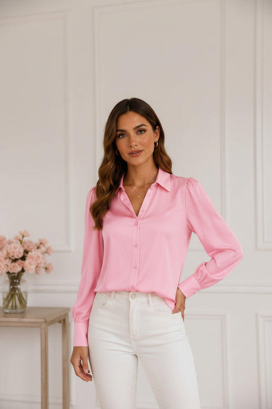 The Anya Satin Blouse